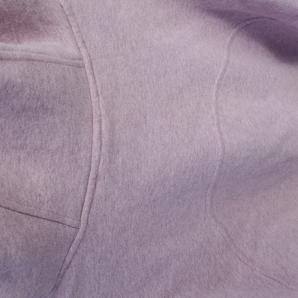 Lululemon W3DVBS All Yours Fleece Hoodie In Heathered Pink Taupe Size 8 - Picture 4 of 14